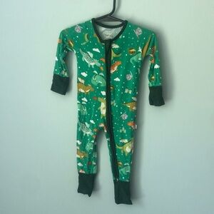 Little Sleepies Dragon Zippie Pajamas